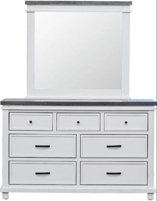 Elements International Madison Dresser in White