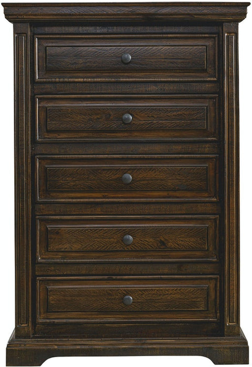 Elements International Condesa Tobacco 5 Drawer Chest in Brown image