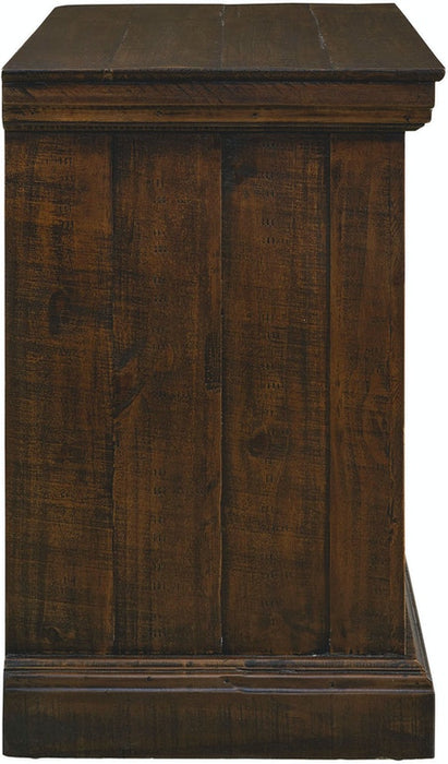 Elements International Condesa Tobacco 3 Drawer Nightstand in Brown