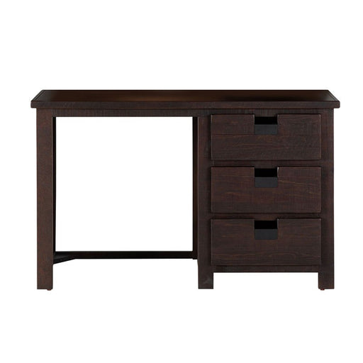 Elements International Vista Computer Desk in Brown image