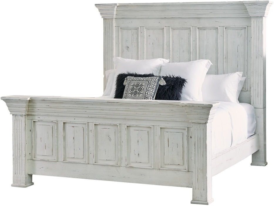 Elements International Olivia White King Panel Bed MBLV700KB image