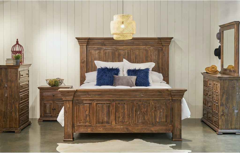 Elements International Olivia Brown 8 Drawer Dresser