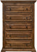 Elements International Olivia Brown 5 Drawer Chest image