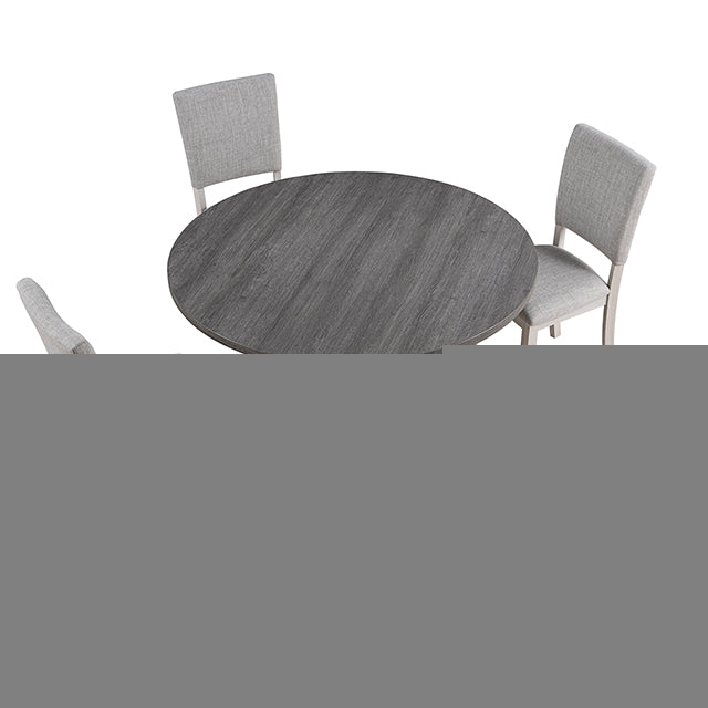Oberto 5 Pc Round Dining Table Set