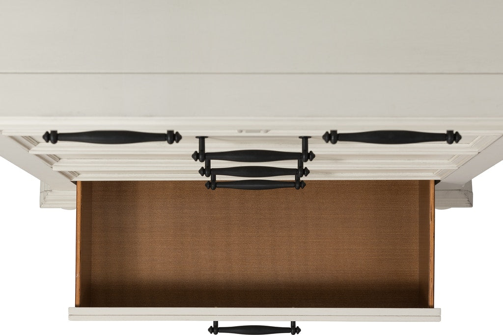 Elements International Slater 7 Drawer Chest in White