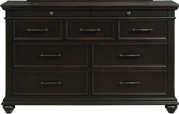 Elements International Slater 9 Drawer Dresser in Black image
