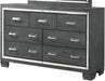Elements International Titanium Dresser in Gray image