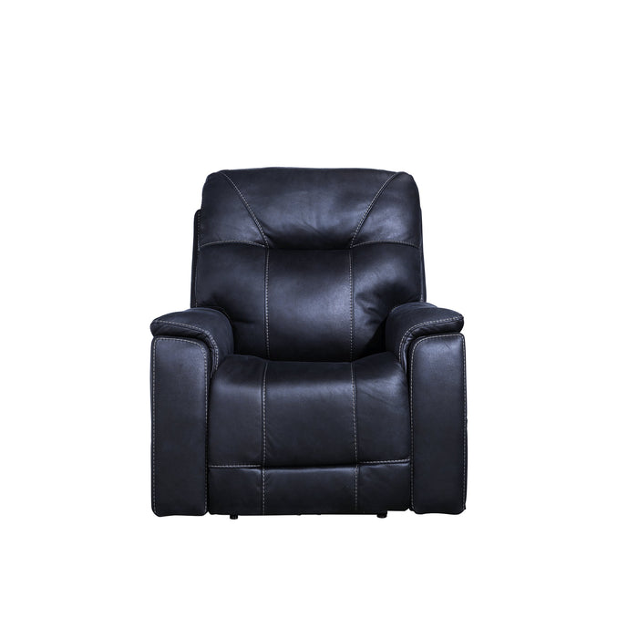 Steve Silver Lexington Triple-Power Media Recliner in Ocean Blue